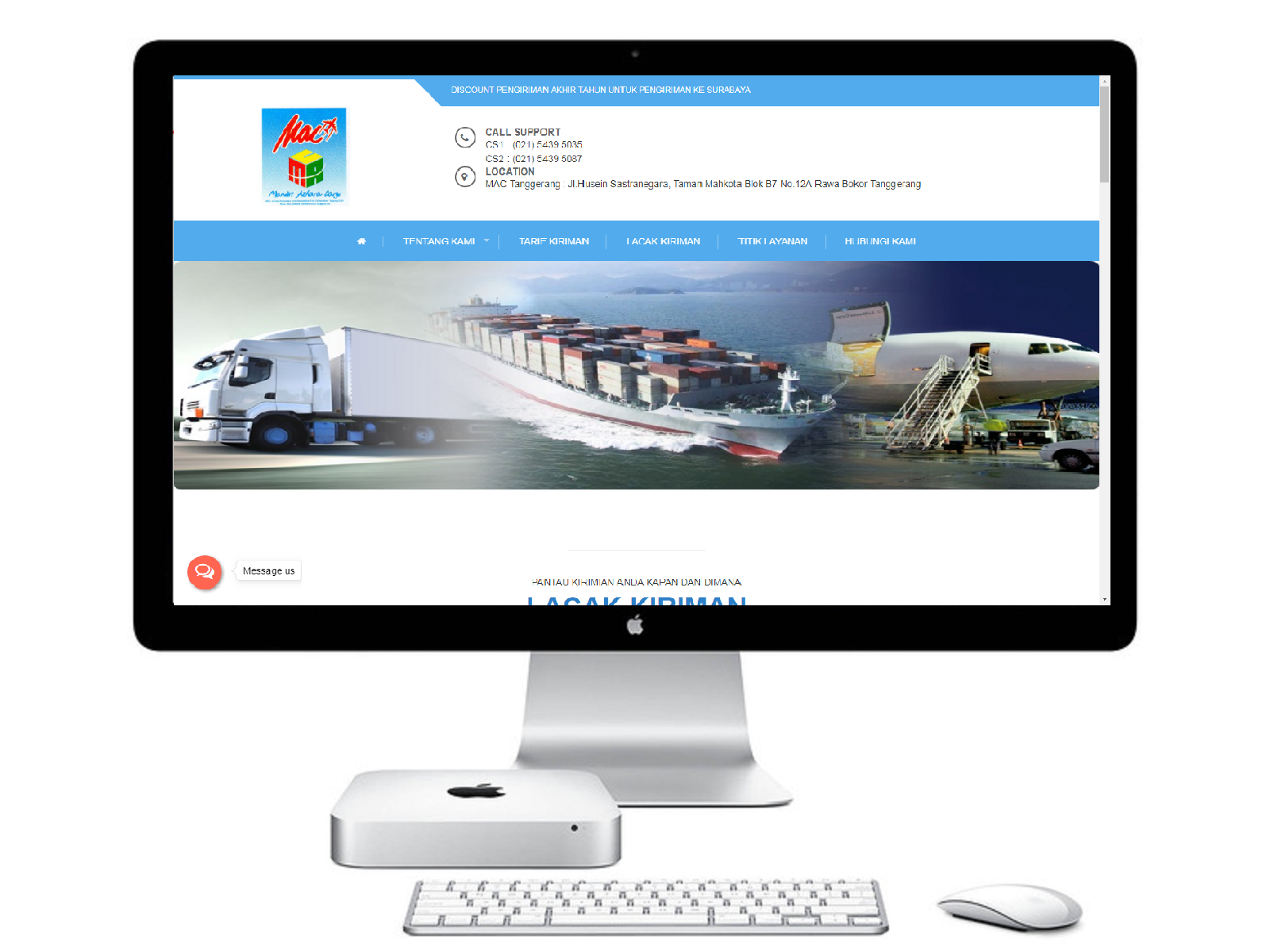 Shipment Tracking System screenshot