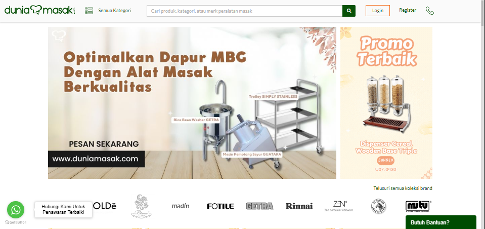 Duniamasak.co.id screenshot