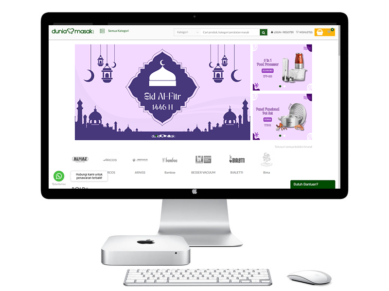 Duniamasak.co.id screenshot