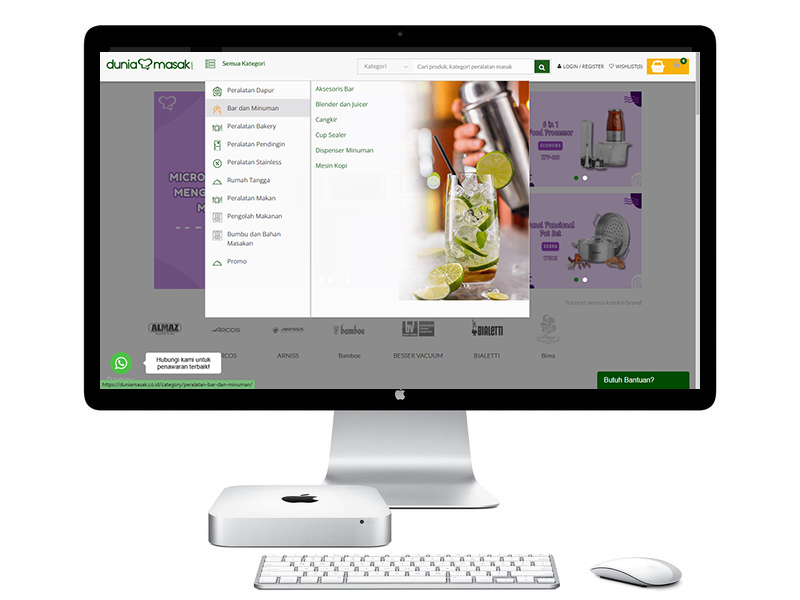 Duniamasak.co.id screenshot